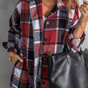 Rowan Fiery Plaid Print Shirt