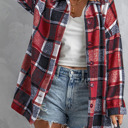 Fiery Red Small Rowan Fiery Plaid Print Shirt