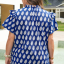  Rowyn Ruffle Short Sleeve PLUS Blouse