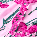  Ruby Detail Frilled Summer Blouse