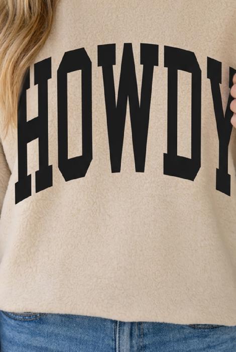 Ruth Mock Western Reversible Sweatshirt