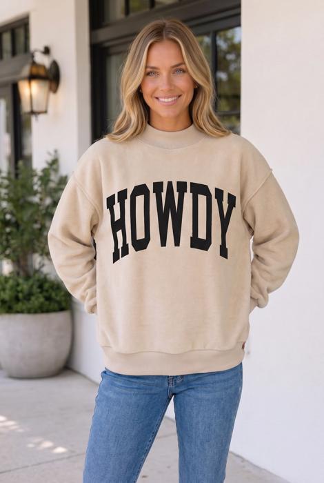 Ruth Mock Western Reversible Sweatshirt