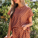 Ruthie Dot Print Short Set