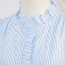  Ruthie Sleeve Ruffle Trim Shirt