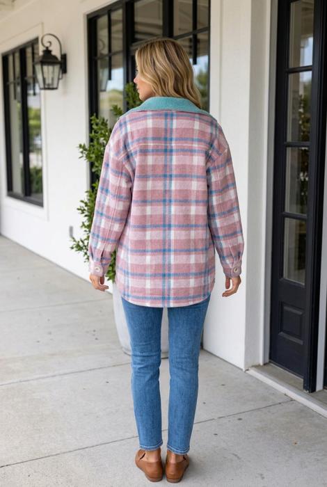 Sabrena Collared Flap Loose Shacket