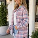  Sabrena Collared Flap Loose Shacket