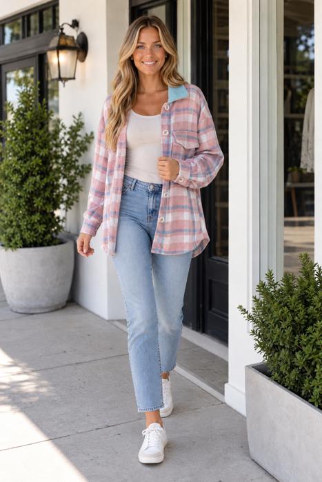 Sabrena Collared Flap Loose Shacket