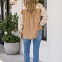  Sabrina French Plaid Colorblock Shirt