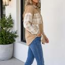  Sabrina French Plaid Colorblock Shirt