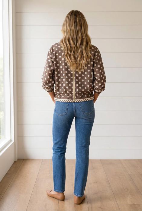 Sabrinia Up Long Sleeve Shacket