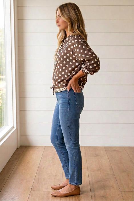 Sabrinia Up Long Sleeve Shacket