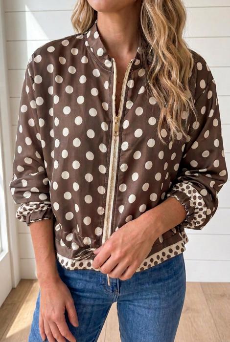 Sabrinia Up Long Sleeve Shacket