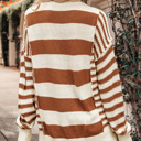  Sadie Sleeve Patchwork Baggy Sweater