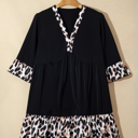 Sage Ruffle Hem Mini PLUS Dress