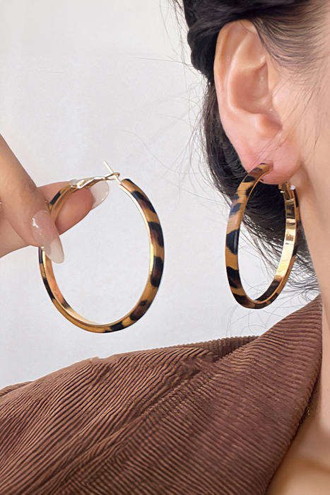 Sajira Stainless alloy Hoop Earrings