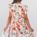  Salem Floral Ruffle Sleeve Dress