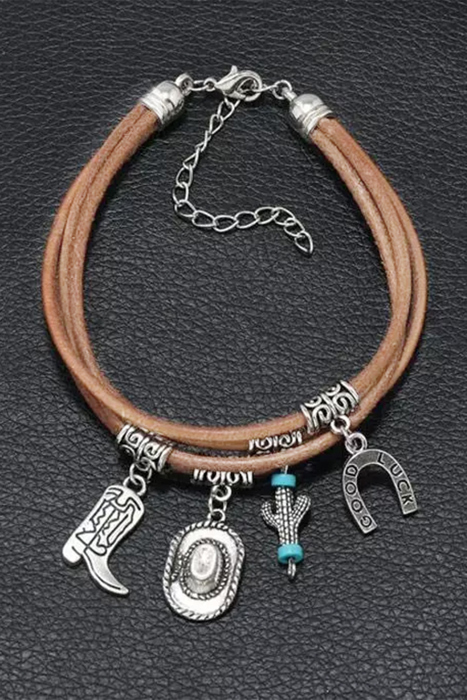 Salma Luck Cactus Layered Bracelet