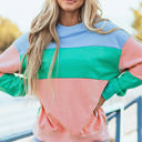  Samantha Patchwork Sweatshirt