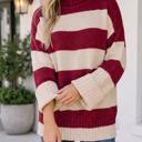  Samanthah High Relaxed Pullover Sweater