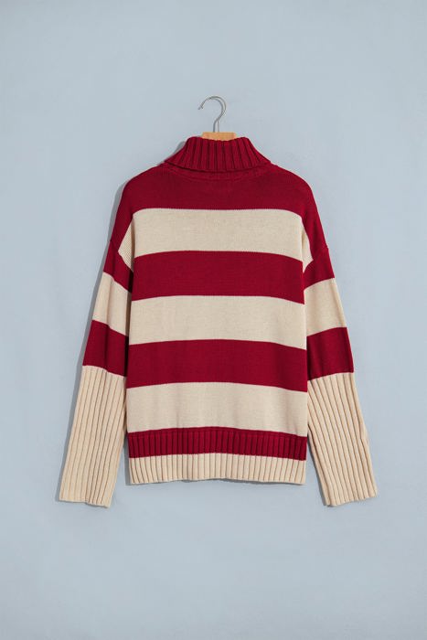 Samanthah High Relaxed Pullover Sweater