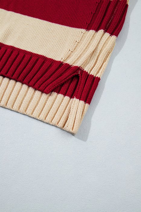 Samanthah High Relaxed Pullover Sweater