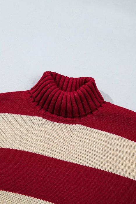 Samanthah High Relaxed Pullover Sweater