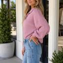 Light Pink Saoirse Collared Baggy Top