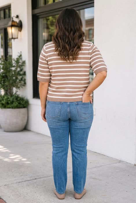 Sarah Short Sleeve Knit PLUS Cardigan
