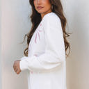  Saratris Drop Shoulder Oversized Sweatshirt
