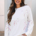 Beige Medium Saratris Drop Shoulder Oversized Sweatshirt