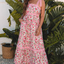  Sasha Floral Lace Tied Strap Dress