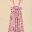  Sasha Floral Lace Tied Strap Dress