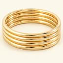 Gd Savannah 5pc Metallic Bangle Bracelet Set