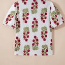  Scarlet Slit Neckline Blouse
