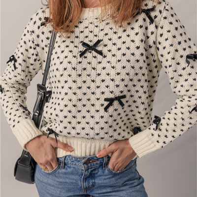 Scarlett Contrast Ribbed Edge Sweater
