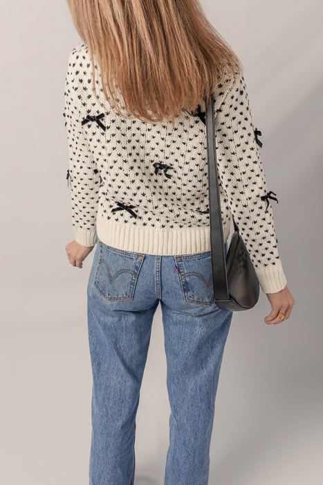 Scarlett Contrast Ribbed Edge Sweater