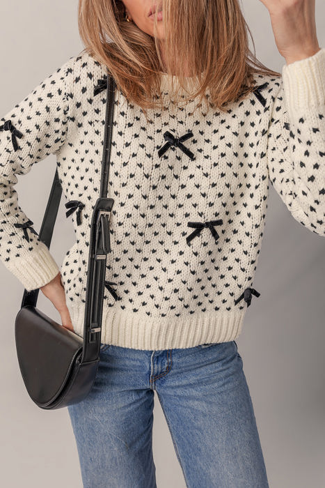 Scarlett Contrast Ribbed Edge Sweater