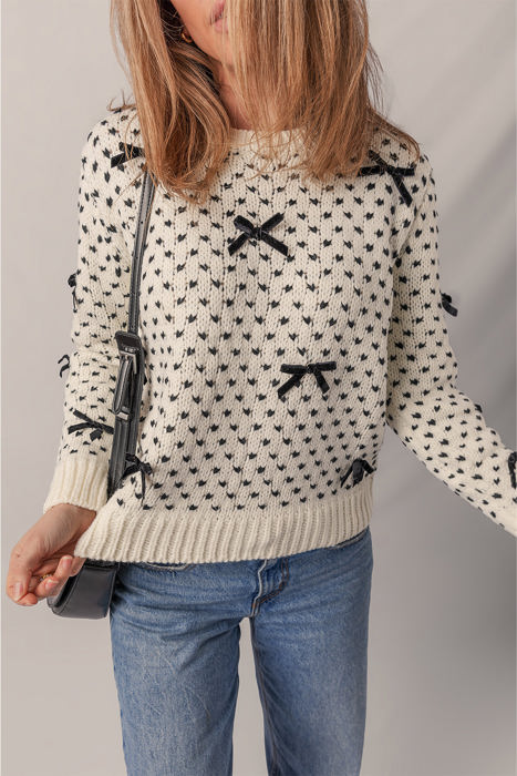 Scarlett Contrast Ribbed Edge Sweater