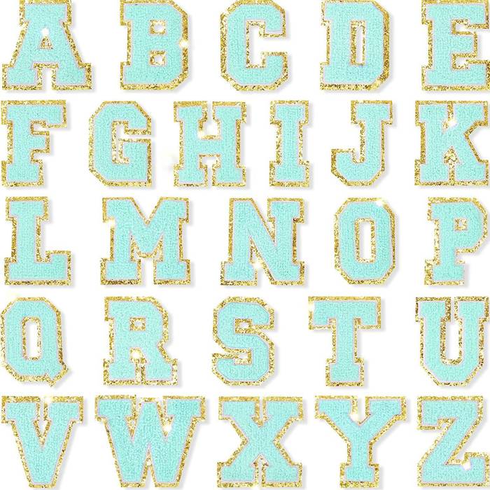Self Adhesive Chenille Letters Patches