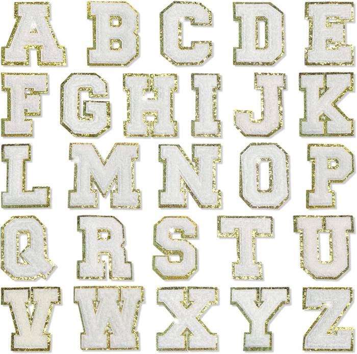 Self Adhesive Chenille Letters Patches