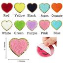  Self Adhesive Chenille Shape Patches