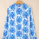  Serena Front Puff Sleeve Shirt