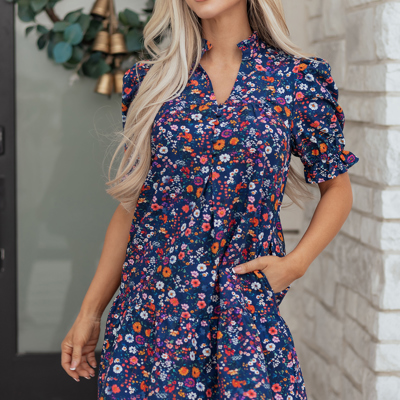 Serenity Puff Sleeve Mini Dress