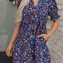  Serenity Puff Sleeve Mini Dress