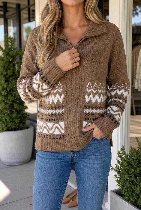 Shannyn Zip Up Cardigan