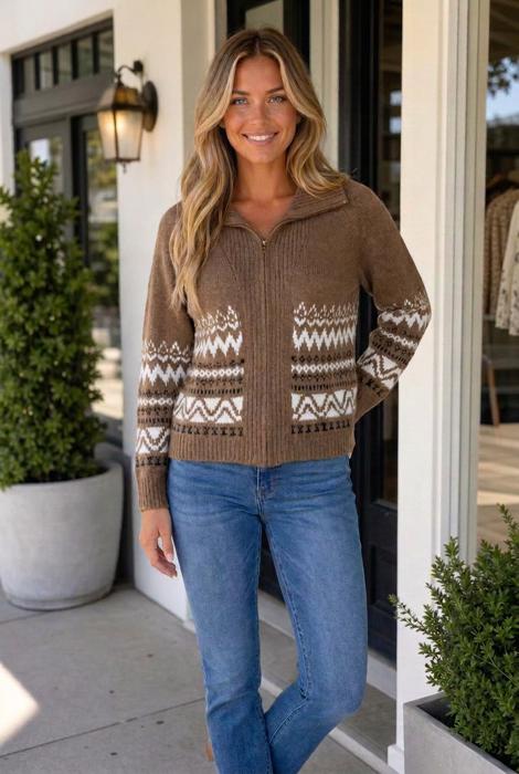 Shannyn Zip Up Cardigan