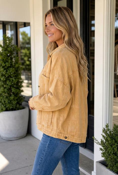 Shea Long Sleeve Collar Jacket