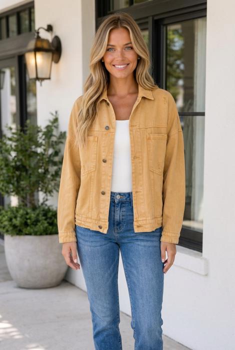 Shea Long Sleeve Collar Jacket