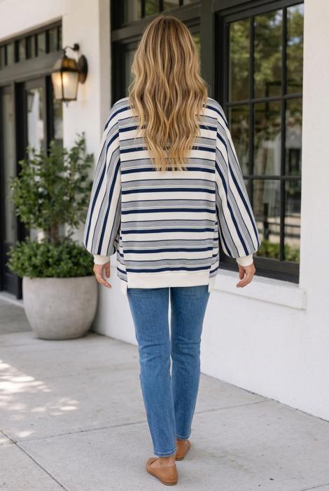 Shirley Sleeve Shift Silhouette Sweatshirt