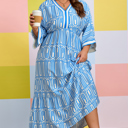  Siya Bracelet Sleeve Long PLUS Dress